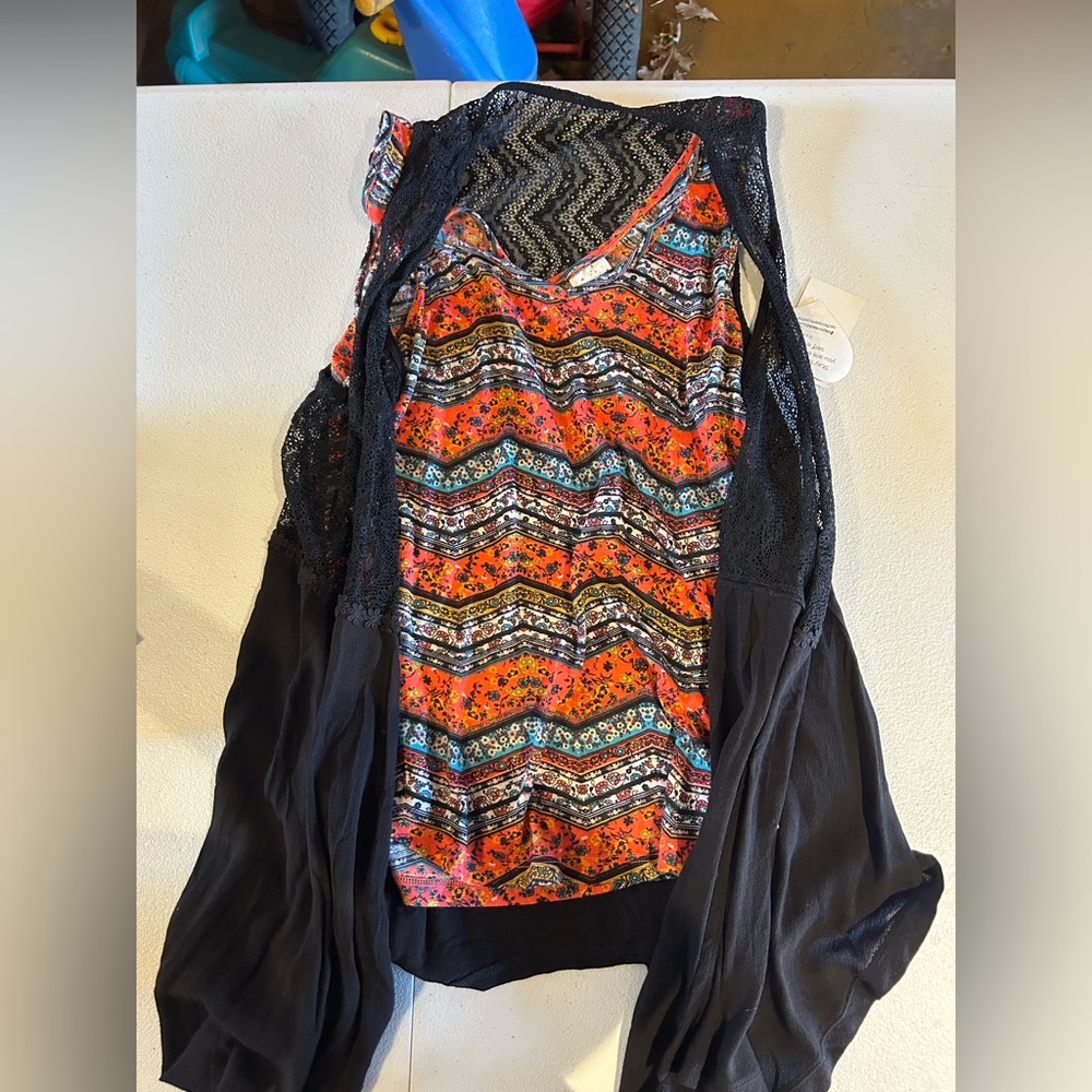 Colorful Chevron Patterned Women's Top